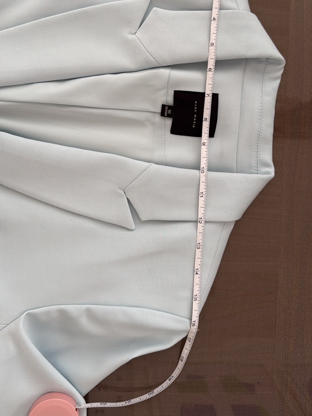 Tailored Light Blue Two-Piece Suit Blazer & Trousers blazers 10 and pants 8 - Picture 8 of 12